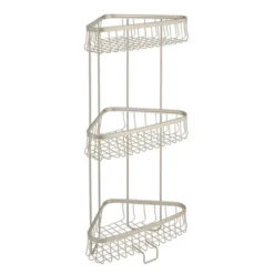 3 Tier York Lyra Shower Shelf Matte Silver - IDESIGN 9 3 Tier York Lyra Shower Shelf Matte Silver - IDESIGN -Home Decoration Shop GUEST 2f3b04eb 6bda 4a2a be2e 6fcd1ca72600