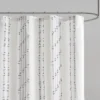 72"x72" Kara Cotton Jacquard Shower Curtain - Ink+Ivy