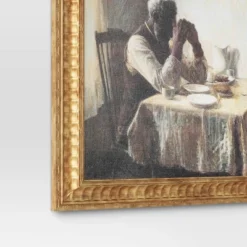 20" X 16" The Thankful Poor By Henry Ossawa Tanner Vintage Framed Wall Cotton Canvas Gold - Threshold™ -Home Decoration Shop GUEST 323db025 289f 490e 9753 d74ddd454148