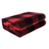 1 Pc 100% Microfiber Polyester Fabric Plaid Buffalo Soft Fleece For Sofa Bed Blankets - PiccoCasa -Home Decoration Shop GUEST 326efa22 0e06 470a 981f 0a80d87cc35e