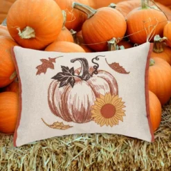 C&F Home 13" X 18" Harvest Time Pumpkin Embellished Fall Throw Pillow -Home Decoration Shop GUEST 3382faca d0bf 438b 97d0 8afabdb58417