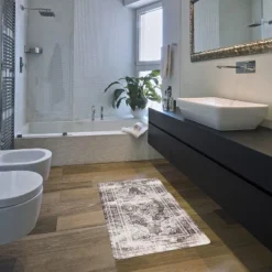 World Rug Gallery Distressed Traditional Anti-Fatigue Standing Mat -Home Decoration Shop GUEST 345373f5 a15b 43c5 a63c 90e909389c8b