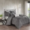 8pc Jaine Comforter Set Gray -Home Decoration Shop GUEST 35558a8b d457 4790 8efe 3688c62a587a