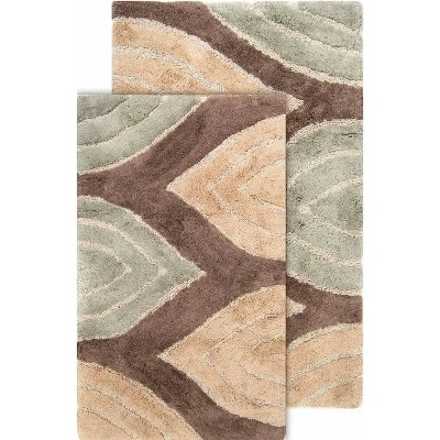 2pc Davenport Geometric Bath Rug Set - Chesapeake 7 2pc Davenport Geometric Bath Rug Set - Chesapeake - Image 5