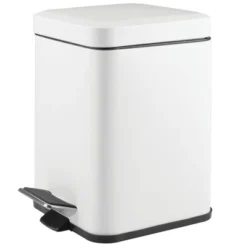 MDesign Small Square Step Trash Can Garbage Bin, Removable Liner, 6L 16 MDesign Small Square Step Trash Can Garbage Bin, Removable Liner, 6L -Home Decoration Shop GUEST 362a7b9f 5317 4101 bca7 dec452c15951