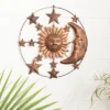 Metal Sun And Moon Indoor Outdoor Wall Decor With Stars Bronze - Olivia & May -Home Decoration Shop GUEST 37159956 fc30 47a8 8e7b cb2bd8d0246c
