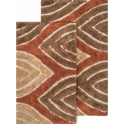 2pc Davenport Geometric Bath Rug Set - Chesapeake 10 2pc Davenport Geometric Bath Rug Set - Chesapeake - Image 8