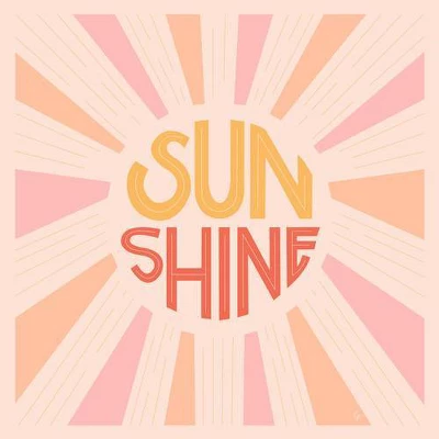 Lyman Creative Co. Sunshine Hand Lettering Shower Curtain Pink - Deny Designs 4 Lyman Creative Co. Sunshine Hand Lettering Shower Curtain Pink - Deny Designs - Image 2