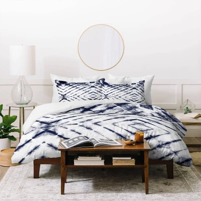 Little Arrow Design Co Shibori Tie Dye Duvet Set - Deny Designs 5 Little Arrow Design Co Shibori Tie Dye Duvet Set - Deny Designs - Image 3