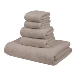 PiccoCasa 100% Cotton Bath Towels Set 5Pcs For Family Hotel Spa Gym -Home Decoration Shop GUEST 3bbfd297 950f 42ee bc3b 5a3f1067ca2c