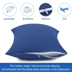 PiccoCasa Cotton Pillow Cover Cases Zippered Pillowcases 2 Pcs 13 PiccoCasa Cotton Pillow Cover Cases Zippered Pillowcases 2 Pcs -Home Decoration Shop GUEST 3d665a63 a5c9 4304 a78e 9b72861bc127