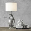 NuLOOM Gardner 22" Iron Table Lamp Lighting - Nickel 22" H X 10" W X 10" D -Home Decoration Shop GUEST 3d7b5fab 0c95 48f7 af97 4f71bbf7496a