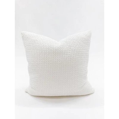 20x20 Down Alternative Cotton Waffle Weave Pillow - Anaya 9 20x20 Down Alternative Cotton Waffle Weave Pillow - Anaya - Image 7