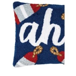 C&F Home Ahoy Hooked Throw Pillow