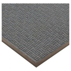 2'x3' Solid Doormat Blue/Black - HomeTrax -Home Decoration Shop GUEST 3f0a168b eb5b 46b2 96e2 601df38fae5b