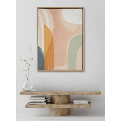 28" X 38" Sylvie Sunrise Over Marrakesh Framed Canvas By Kate Aurelia Holloway Natural - Kate & Laurel All Things Decor 6 28" X 38" Sylvie Sunrise Over Marrakesh Framed Canvas By Kate Aurelia Holloway Natural - Kate & Laurel All Things Decor - Image 4