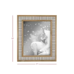 8X10 Inch Tan Plaid Fabric Picture Frame With MDF, Wood & Glass By Foreside Home & Garden -Home Decoration Shop GUEST 3fcbbfec 4eb1 4024 9939 e8dfd60da6a4