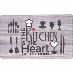 World Rug Gallery 'Kitchen Is The Heart Of The Home' Anti-fatigue Mat -Home Decoration Shop GUEST 40263b26 4017 4029 bf6b 4c525f18d86f