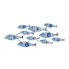 16" X 37" Metal Fish Wall Decor Blue - Olivia & May -Home Decoration Shop GUEST 4027e81b c6bb 433d 8654 853bc56de22d