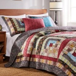 Colorado Lodge Quilt Set 5-Piece Multicolor By Greenland Home Fashions -Home Decoration Shop GUEST 41661f26 08be 4372 8c79 4841965fdda5