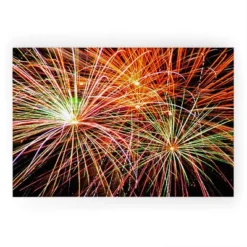 Shannon Clark Fireworks Welcome Mat - Society6 -Home Decoration Shop GUEST 42550695 2992 4411 adc4 dc91311df9c2