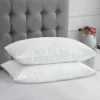 Peace Nest Quilted Goose Feather And Down Pillows 100% Cotton Cover -Home Decoration Shop GUEST 42e695e0 4f3e 425b a789 1ccffaf5497c