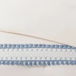 12pc Embroidered Fringe Stripe With Tassels Comforter & Sheet Bedding Set - Threshold™ -Home Decoration Shop GUEST 443f5997 1107 4e72 b1b1 7852d0cd6908