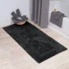 24"x60" 100% Cotton Reversible Bath Mat Black - Hastings Home -Home Decoration Shop GUEST 45010c6b 89d3 482f a889 57b961a3fb6c