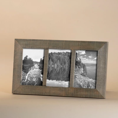 Natural Wood 4 X 6 Inch Decorative Wood Picture Frame - Holds Three 4x6 Photos - Foreside Home & Garden 8 Natural Wood 4 X 6 Inch Decorative Wood Picture Frame - Holds Three 4x6 Photos - Foreside Home & Garden - Image 6