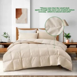 Peace Nest All Season 100% Organic Cotton Down Duvet Insert Medium Warmth Comforter 11 Peace Nest All Season 100% Organic Cotton Down Duvet Insert Medium Warmth Comforter -Home Decoration Shop GUEST 47945382 b8a0 43ce 9f98 c76a7a38dcb3