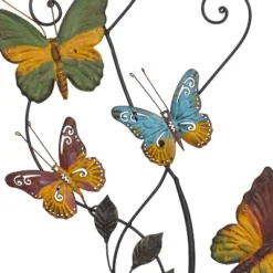 29" X 15" Iron Eclectic Butterfly Wall Décor - Olivia & May -Home Decoration Shop GUEST 4814fef6 00b0 44c9 9f81 f749cd4d2b3b