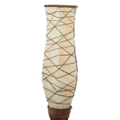 Traditional Bamboo Floor Lamp Brown - Olivia & May -Home Decoration Shop GUEST 4950e19e 9634 4b81 af05 f7bfbc80e5fc