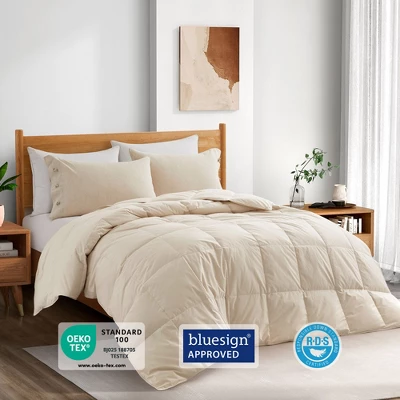 Peace Nest All Season 100% Organic Cotton Down Duvet Insert Medium Warmth Comforter 4 Peace Nest All Season 100% Organic Cotton Down Duvet Insert Medium Warmth Comforter - Image 2