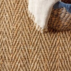 Espina Hand Woven Herringbone Chunky Jute Indoor Area Rug - JONATHAN Y -Home Decoration Shop GUEST 4a684932 ab36 42b7 9825 cc5ee08b1029