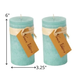 Sea Foam Pillar Candles - Set Of 2 -Home Decoration Shop GUEST 4aa7b48a b29f 4ac9 aca8 7042aa1fbfe5