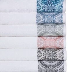 Medallion Ultra-Soft Cotton Highly Absorbent 3 Piece Jacquard Towel Set By Blue Nile Mills -Home Decoration Shop GUEST 4afd41fd 7267 4c81 a1d4 9a683c7ceb8f