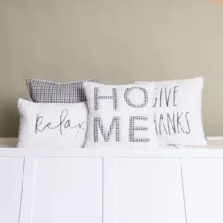 18"x18" Brenner Plaid 'Give Thanks' Square Throw Pillow - Evergrace -Home Decoration Shop GUEST 4c337224 5eaf 4128 ab90 6f7009a24b94