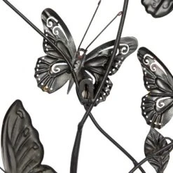 29" X 15" Iron Eclectic Butterfly Wall Décor - Olivia & May -Home Decoration Shop GUEST 4f59e6dd 3bdb 4c78 bff5 e887f3b4516d