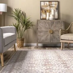 NuLOOM Gemma Machine Washable Transitional Floral Area Rug -Home Decoration Shop GUEST 4fa28bca 4d81 4671 9493 dd463e46d20e