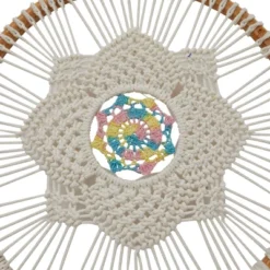 Cotton Macrame Handmade Intricately Woven Dreamcatcher Wall Decor With Beaded Fringe Tassels White - Olivia & May -Home Decoration Shop GUEST 4fa76336 01ee 4145 b65a 84b5417d72cd