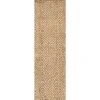 Hira Hand Woven Diamond Chunky Jute Area Rug - JONATHAN Y