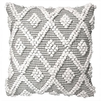 20"x20" Oversize Adelyn Family-Friendly Square Throw Pillow Cover - Lush Décor 10 20"x20" Oversize Adelyn Family-Friendly Square Throw Pillow Cover - Lush Décor - Image 8