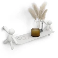 Buddy Floating Wall Shelf White - Umbra -Home Decoration Shop GUEST 53614d62 fbea 4cb6 b34e ec41b4d7ed0e
