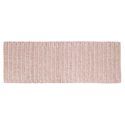 MDesign Soft Cotton Spa Mat Rug For Bathroom, Braided, 60" X 21" 8 MDesign Soft Cotton Spa Mat Rug For Bathroom, Braided, 60" X 21" - Image 6