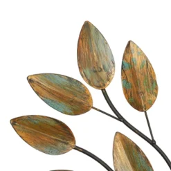 Traditional Metal Nature Wall Decor Brown - Olivia & May