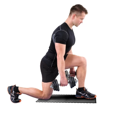 Fleming Supply EVA Foam Mat Floor Tiles For Yoga, Pilates, Cross Fit, And Weight Training - 24" X 24" X 0.50"