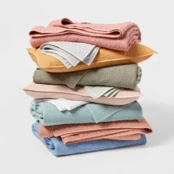 Garment Washed Paisley Stitch Quilt Bedding Collection - Threshold™