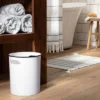 Metal Bath Wastebasket White/Black - Hearth & Hand™ With Magnolia -Home Decoration Shop GUEST 5ab9d122 51d3 4101 8d7f 349186fa4981