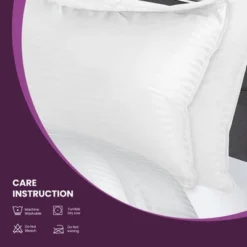 Traditional 1cm Stripe Microfiber Down Alternative 2-Piece Pillow Set - Blue Nile Mills 11 Traditional 1cm Stripe Microfiber Down Alternative 2-Piece Pillow Set - Blue Nile Mills -Home Decoration Shop GUEST 5c284ac8 2338 48af a673 ec08122b0abc