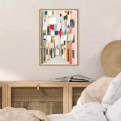 16" X 23" Laundry Day I By Grace Popp Framed Canvas Wall Art - Amanti Art -Home Decoration Shop GUEST 5c6107ce 7933 4982 94a2 189dcfebfc7e